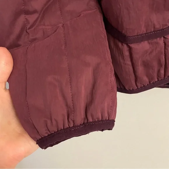 Urban Outfitters Plum Purple Quilted Hooded Jacket - Picture 7 of 10